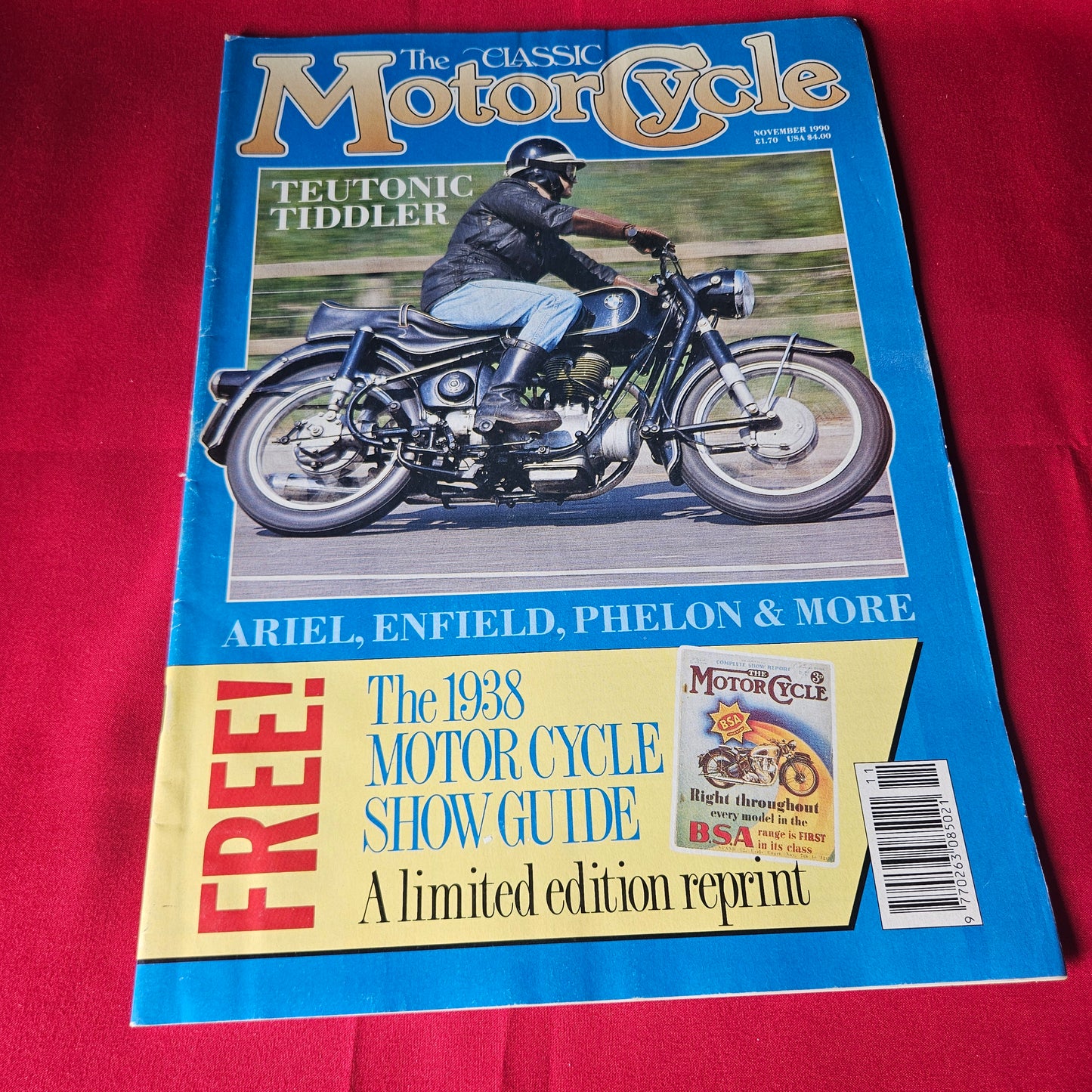 10x The Classic Motor Cycle Magazine Bundle / Job Lot 1990-1991 Norton Triumph BSA SBA1447