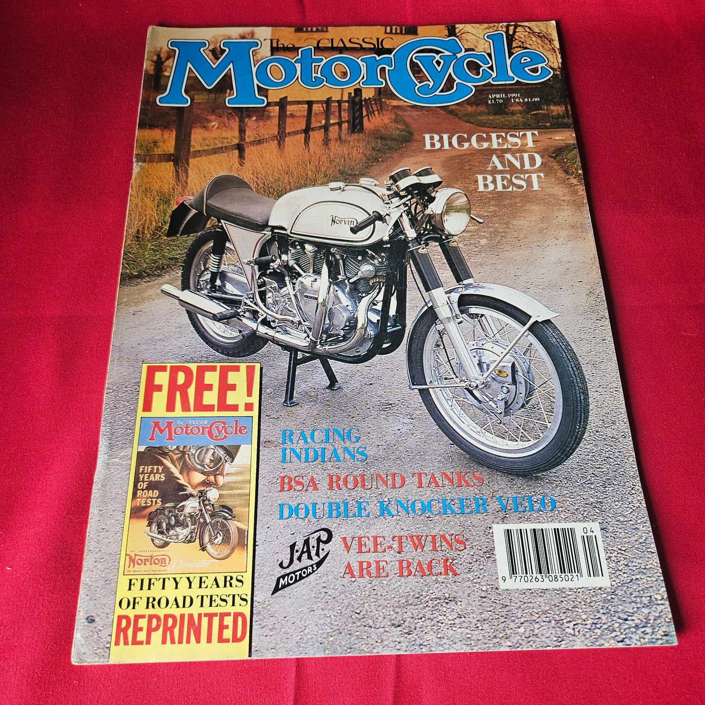 10x The Classic Motor Cycle Magazine Bundle / Job Lot 1990-1991 Norton Triumph BSA SBA1447