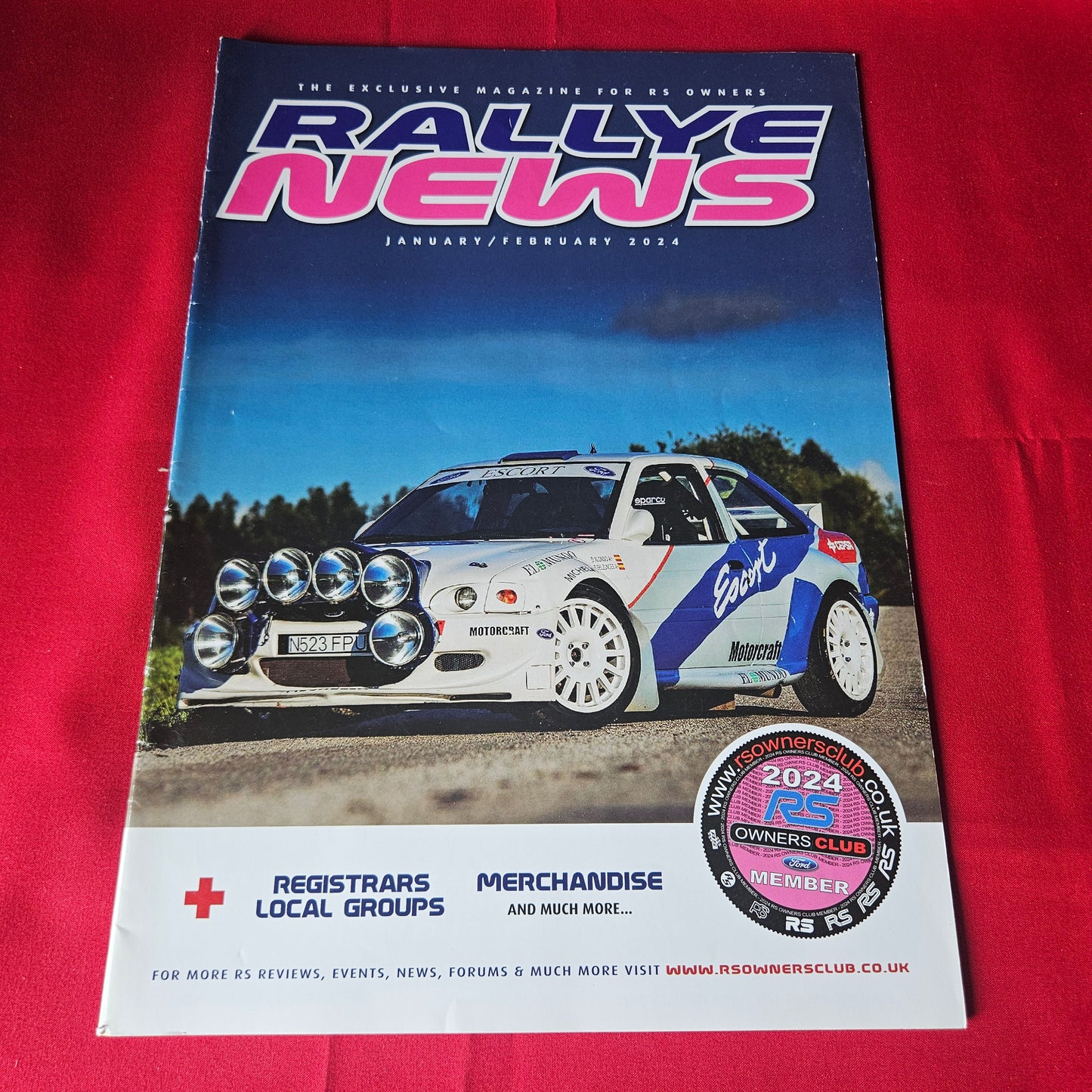Rallye News Magazine January February 2024 Ford Escort RS Rally Car (1448)