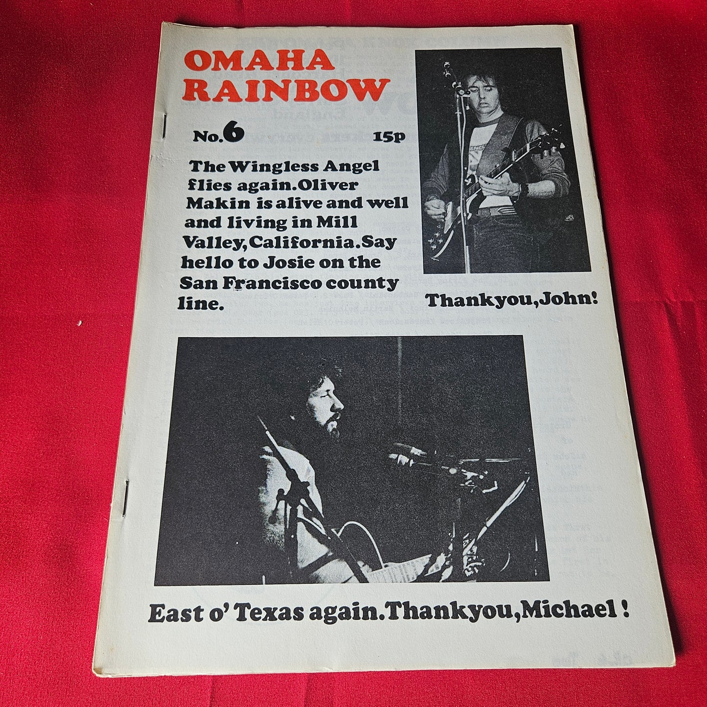 15x Omaha Rainbow Magazine Bundle / Job Lot 1976-1979 Country Rock John Stewart Emmylou SBA1449