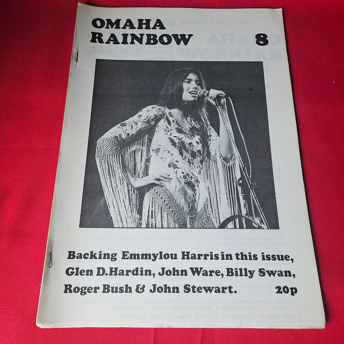 15x Omaha Rainbow Magazine Bundle / Job Lot 1976-1979 Country Rock John Stewart Emmylou SBA1449