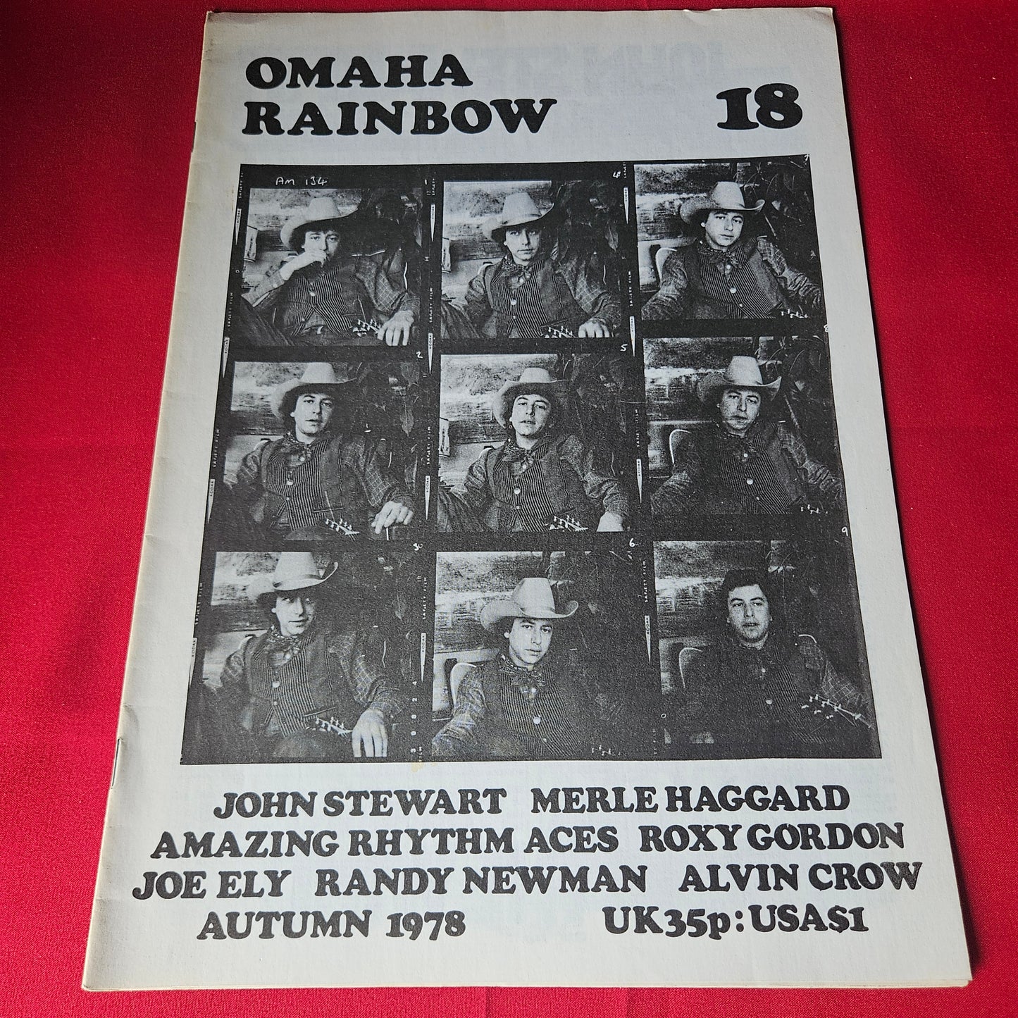15x Omaha Rainbow Magazine Bundle / Job Lot 1976-1979 Country Rock John Stewart Emmylou SBA1449