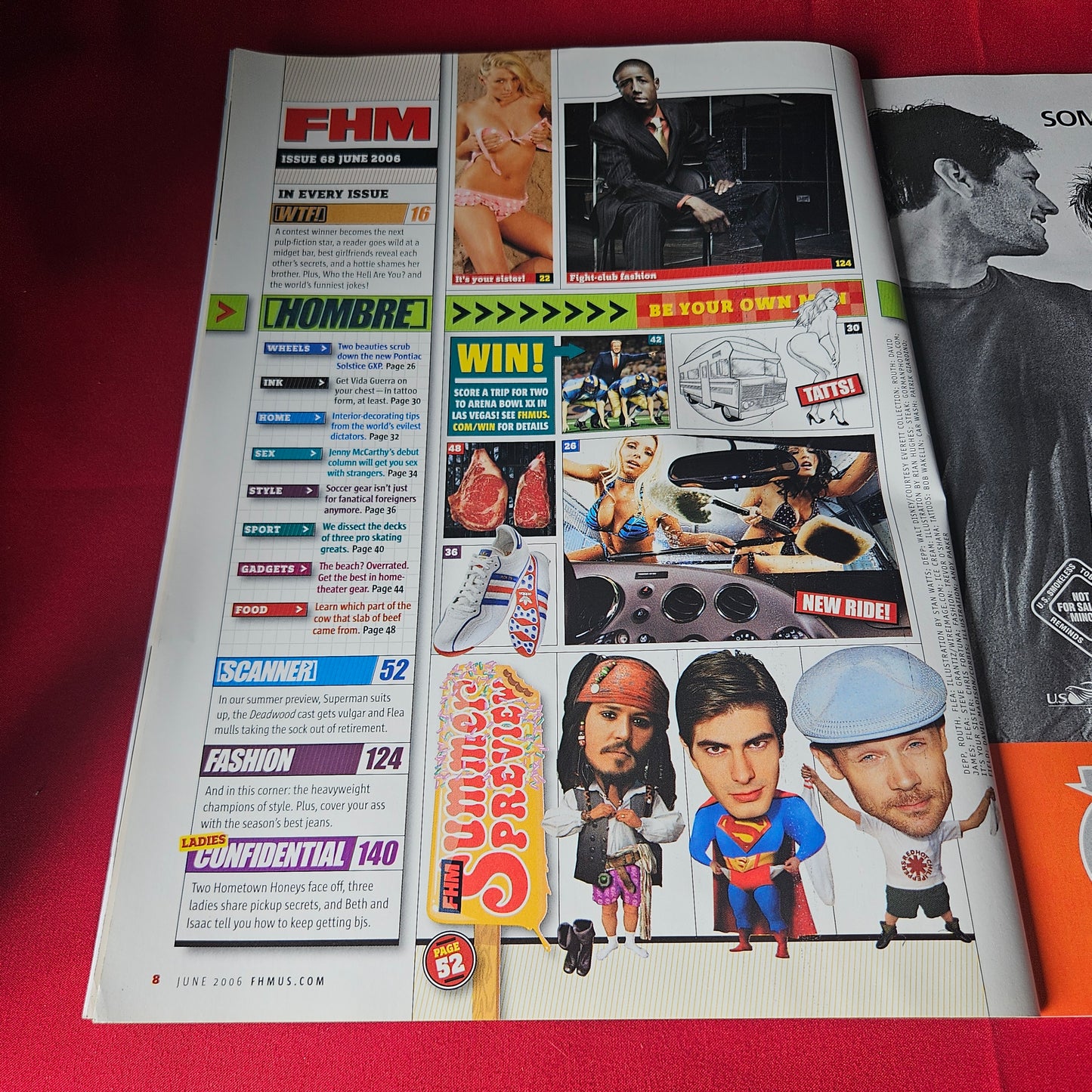 FHM Magazine June 2006 Jenny McCarthy Kari Byron Stefani Morgan Miami Heat (1450)