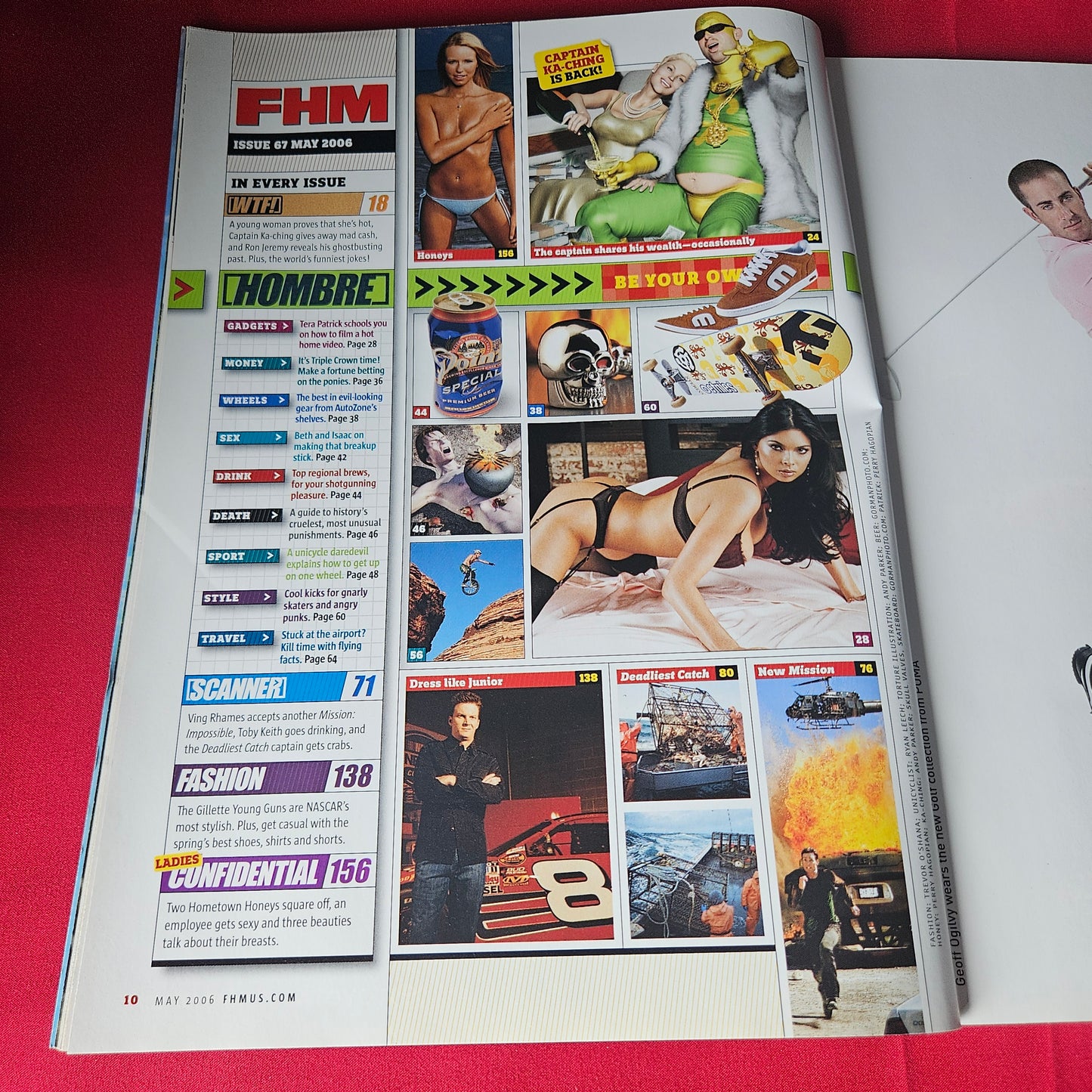 FHM Magazine May 2006 Erica Durance Erin Cahill Michael Douglas NASCAR (1450)