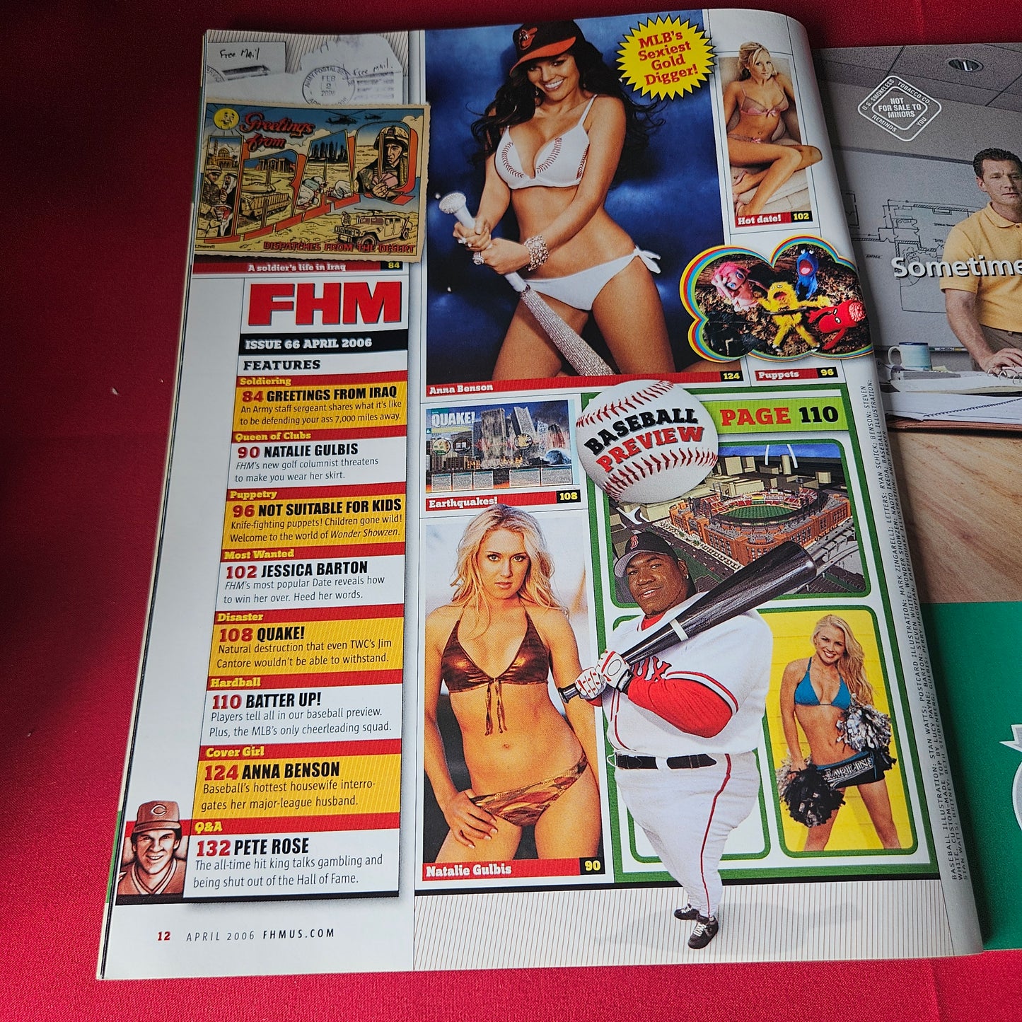 FHM Magazine April 2006 Anna Benson Natalie Gulbis Jessica Barton (1450)