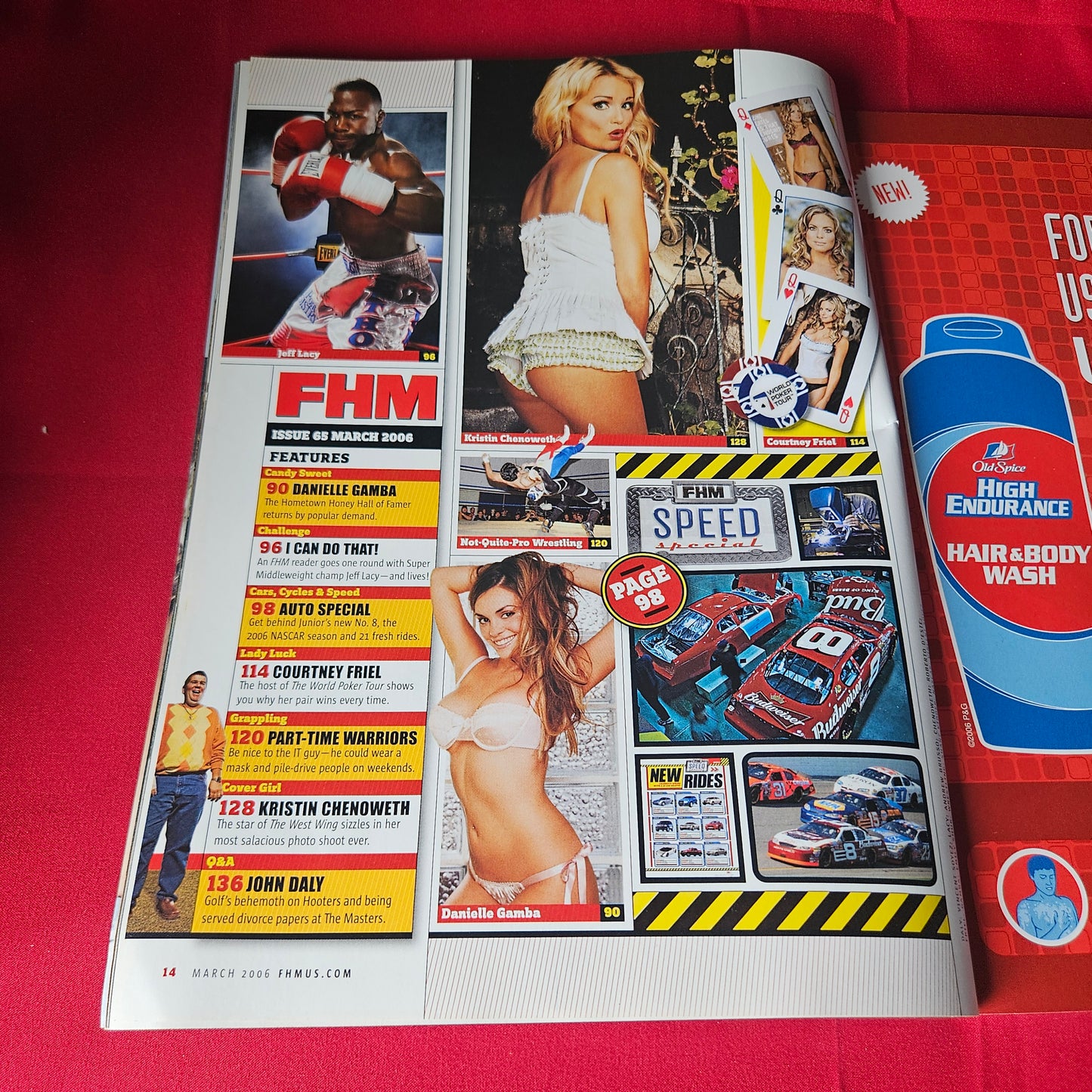 FHM Magazine March 2006 Kristin Chenoweth Danielle Gamba Courtney Friel (1450)