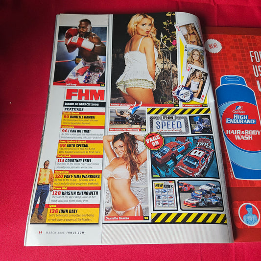 FHM Magazine March 2006 Kristin Chenoweth Danielle Gamba Courtney Friel (1450)