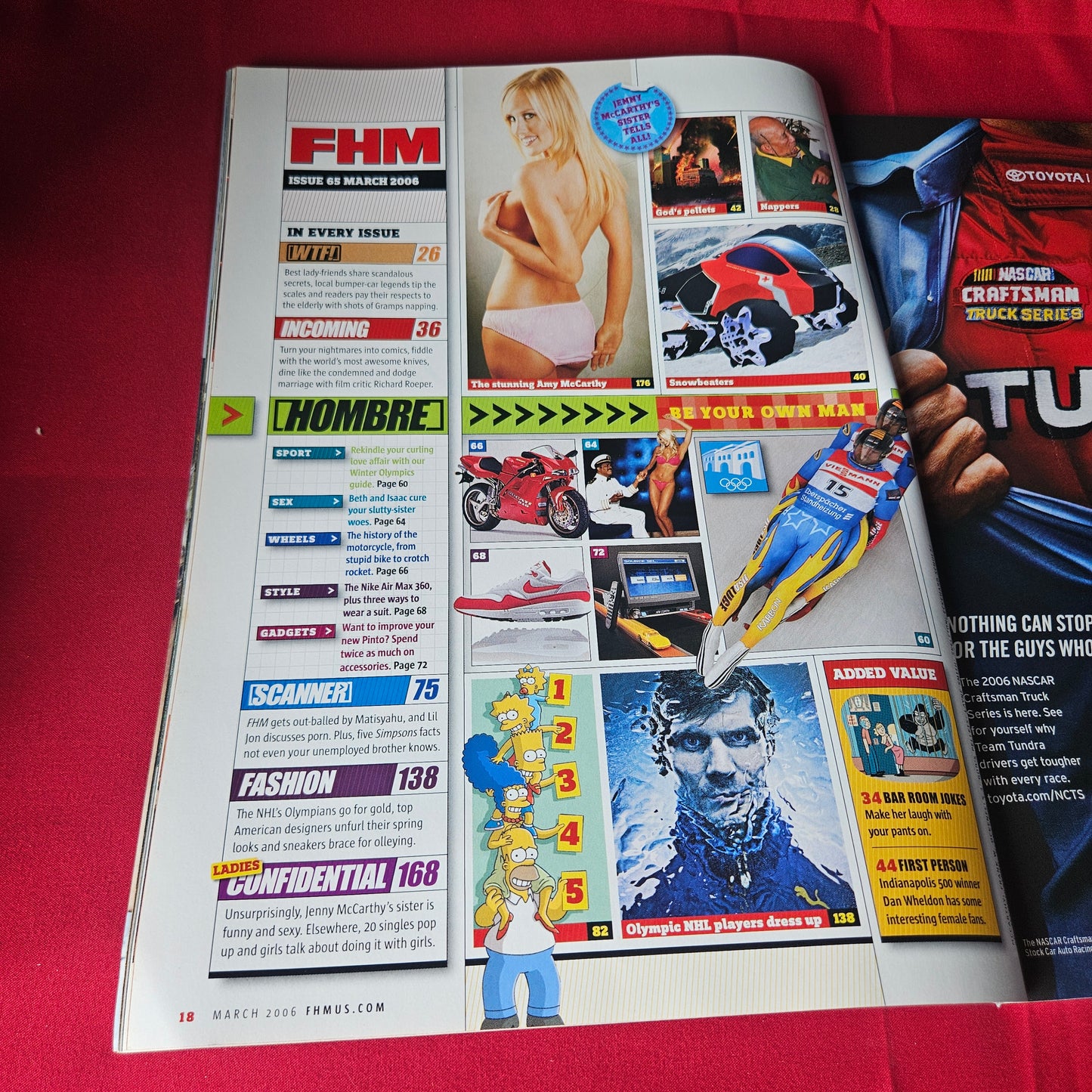 FHM Magazine March 2006 Kristin Chenoweth Danielle Gamba Courtney Friel (1450)