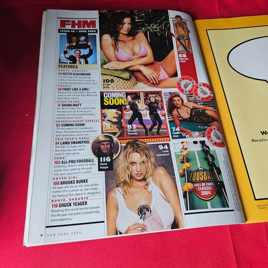 FHM Magazine June 2004 Brooke Burke Lindi Swanepoel Shana Hiatt Angelina Jolie (1451)