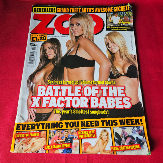 Zoo Magazine 14-20 October 2005 Jamie-Lee Church X Factor Babes Issue 88 (1452