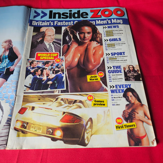 Zoo Magazine 7-13 October 2005 RARE Josie Maran Kelly Brook Issue 87 (1452)