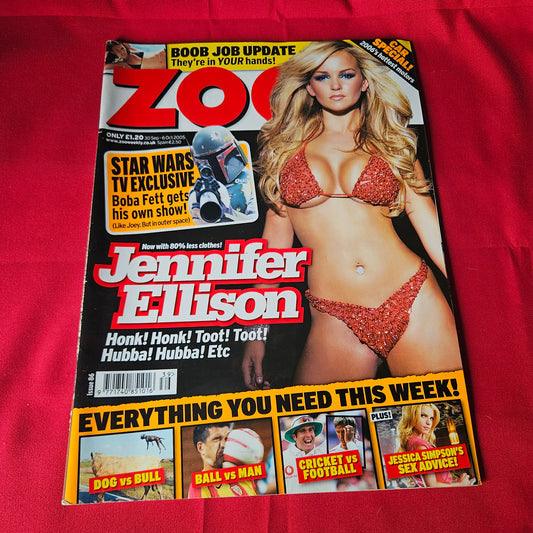 Zoo Magazine 30 September-6 October 2005 RARE Jennifer Ellison Jessica Simpson (1452)