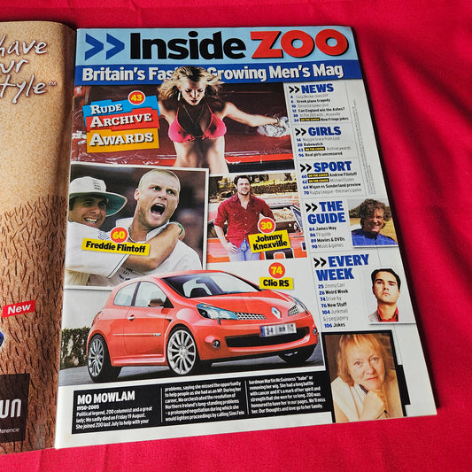 Zoo Magazine 26 August–1 September 2005 RARE Kelly Brook Cheryl Tweedy Pamela Anderson (1452)