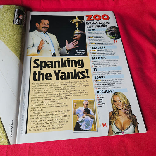 Zoo Magazine 17–23 September 2004 RARE Jennifer Ellison Jordan Nell McAndrew (1452)