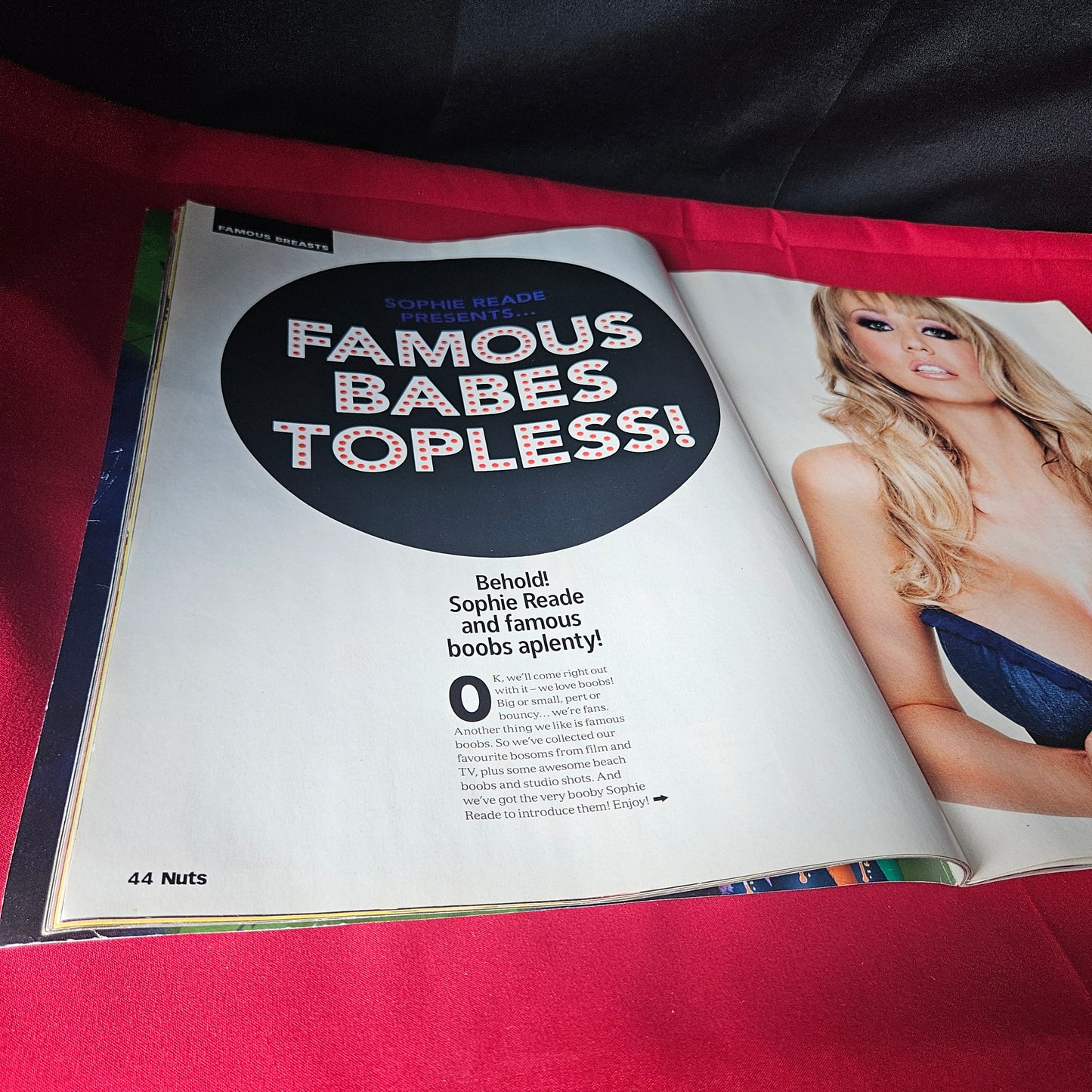 Nuts Magazine 8-14 July 2011 RARE POSTER Sophie Reade Kelly Brook Sam Faiers SKU 1453