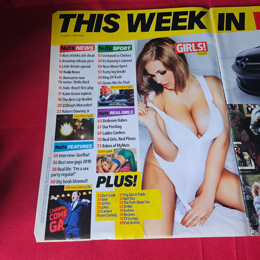 Nuts Magazine 30 April–6 May 2010 RARE Eva Rhian Sugden Pull-Out Poster SKU 1453
