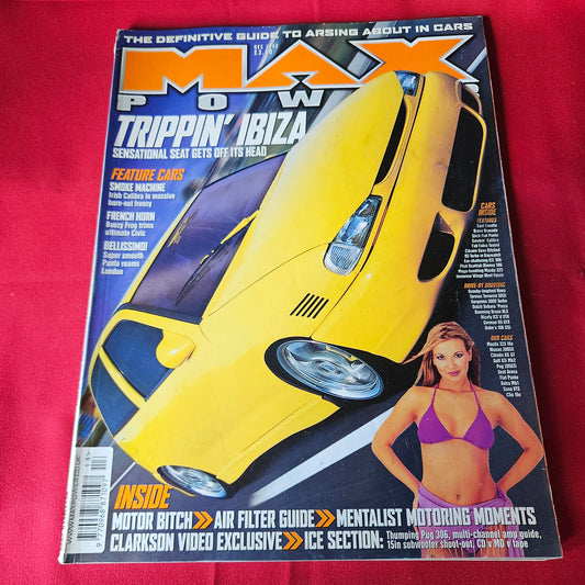 Max Power Magazine December 2000 RARE Seat Ibiza Fiat Punto Peugeot 106 SKU 1455