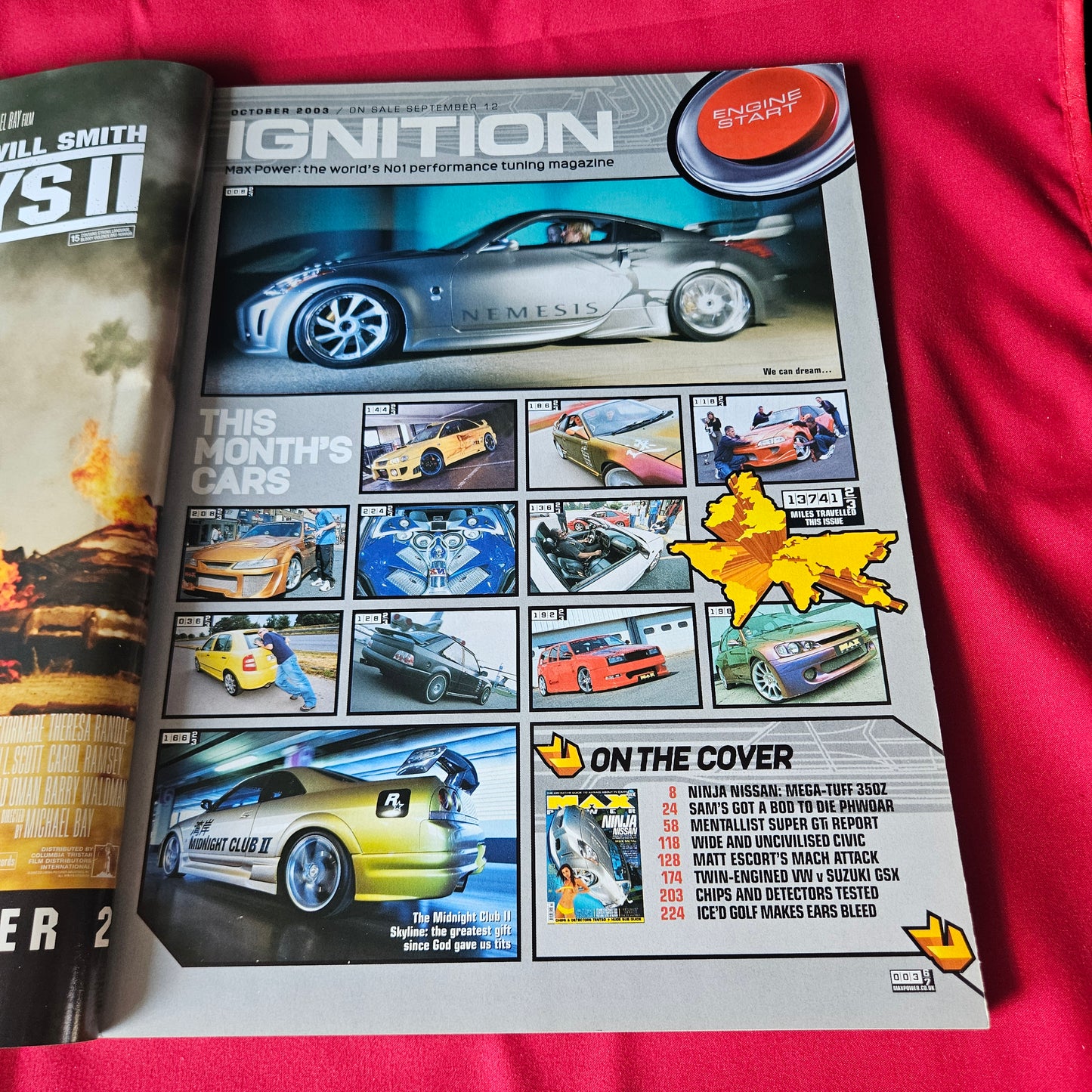 Max Power Magazine October 2003 RARE Nissan 350Z VW Golf Sam SKU 1455