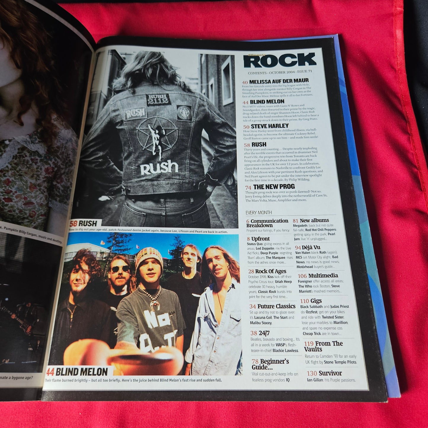 Classic Rock Magazine October 2004 Rush Neil Peart Geddy Lee Alex Lifeson 1456