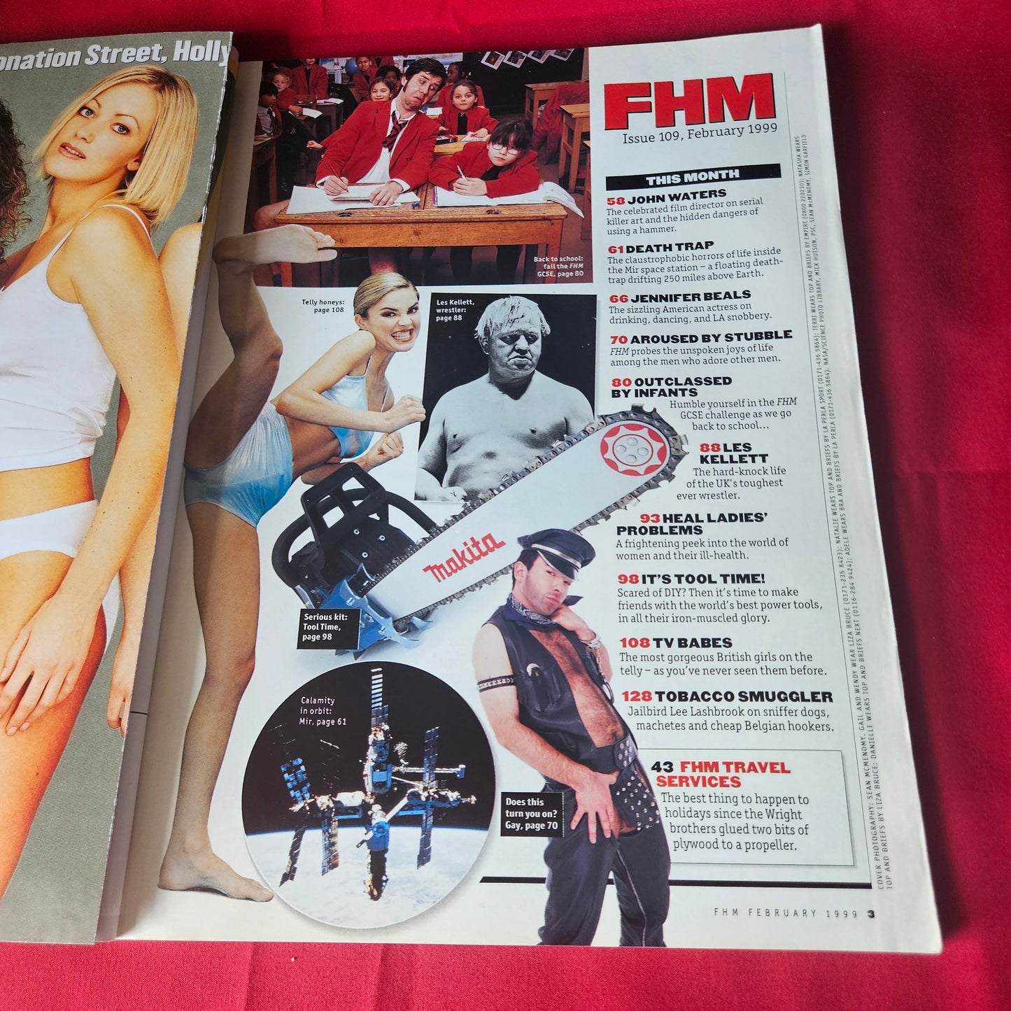FHM Magazine February 1999 Issue 109 Gail Porter Andrea Nemcova SKU 1458