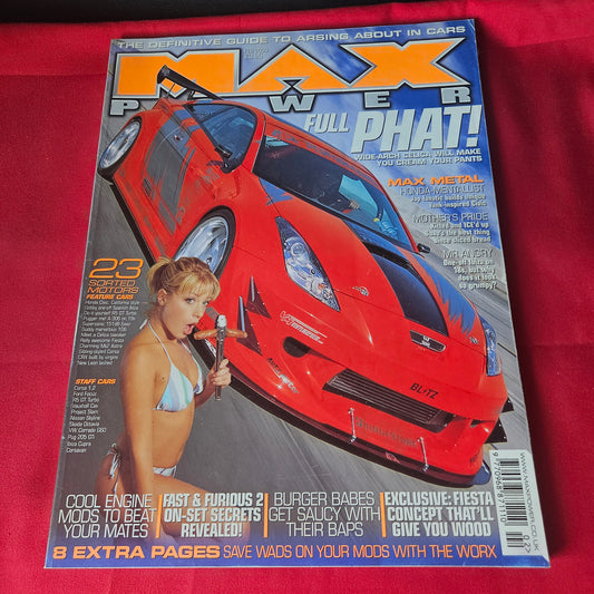 Max Power Magazine February 2003 Toyota Celica Honda Civic Seat Ibiza SKU 1459