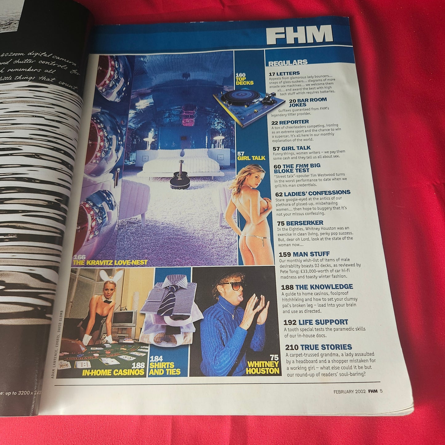 FHM Magazine February 2002 Rare Atomic Kitten Mariah Carey Nelly Furtado