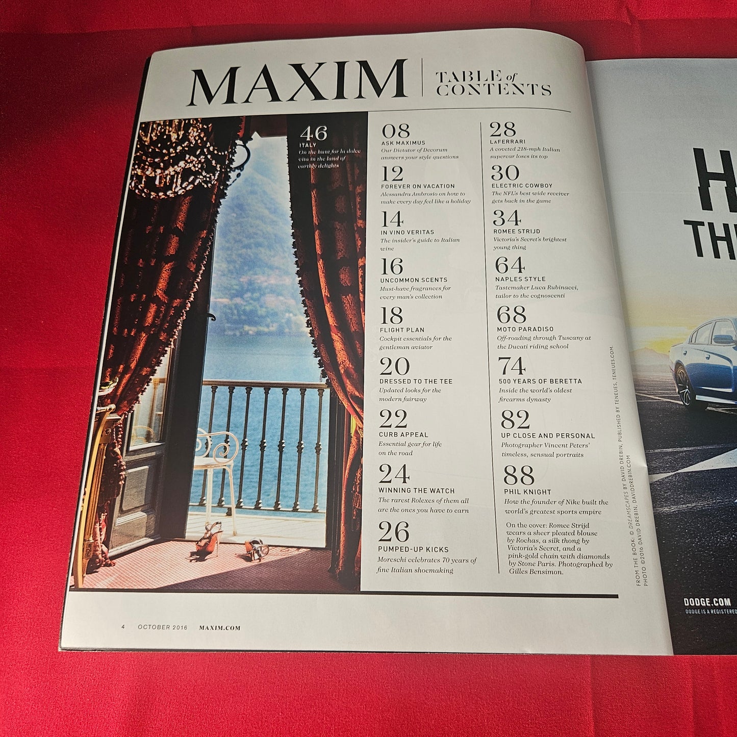 Maxim Magazine October 2016 Rare Romee Strijd Alessandra Ambrosio Phil Knight (1461)