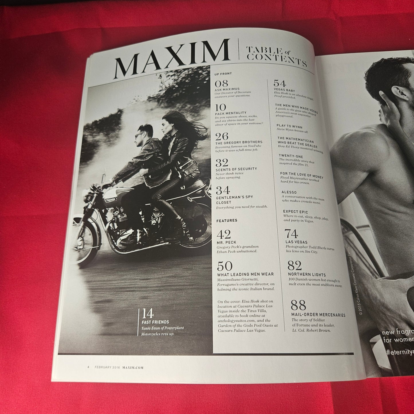 Maxim Magazine February 2016 Rare Elsa Hosk Floyd Mayweather (1461)