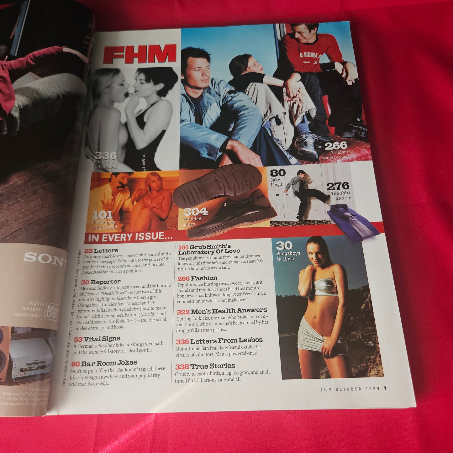 FHM Magazine October 1999 Charisma Carpenter Beverley Turner Ray Winstone 1463