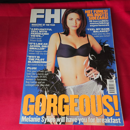 FHM Magazine January 1998 Melanie Sykes Laura Cisneros SKU 1465