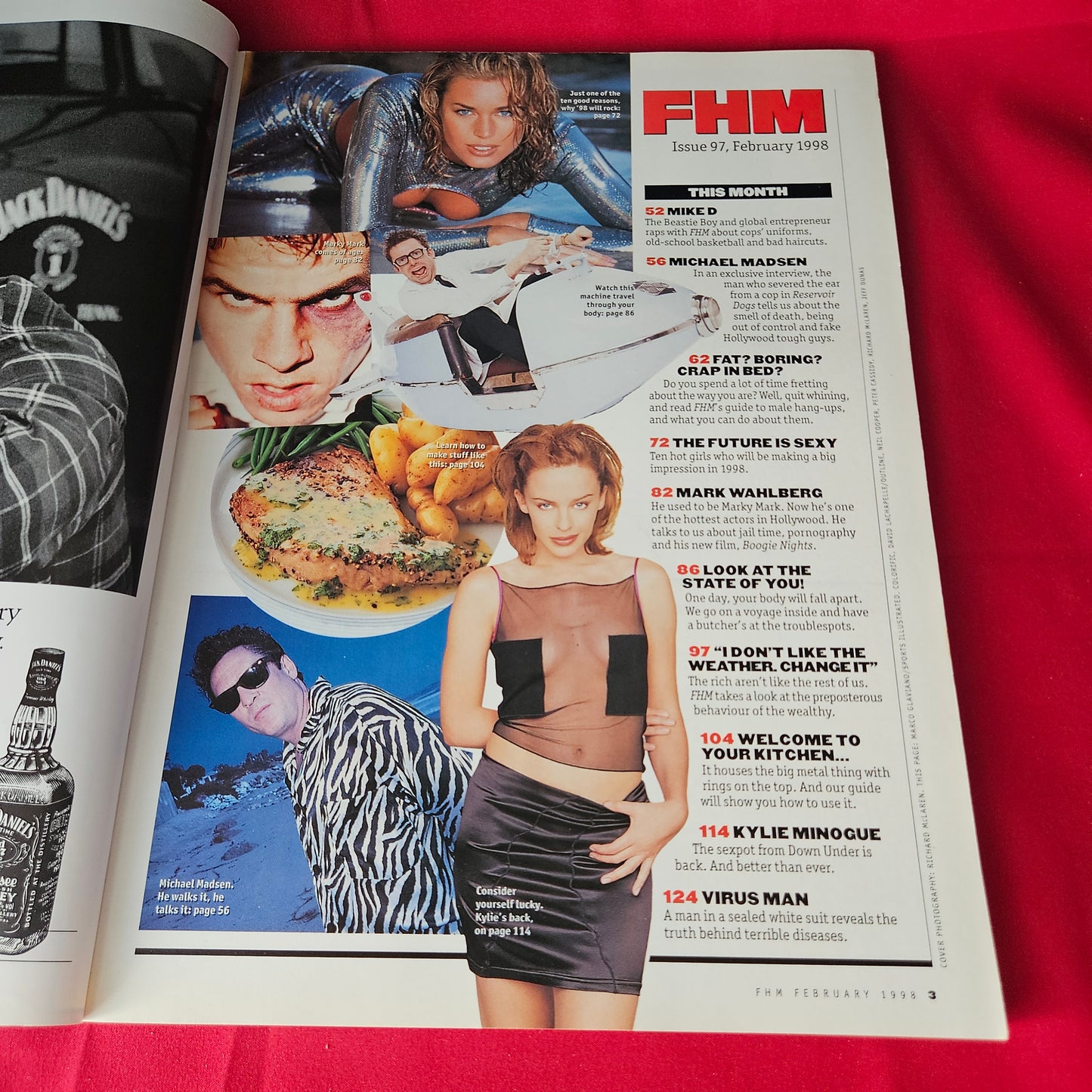 FHM Magazine February 1998 Kylie Minogue Model Feature SKU 1465