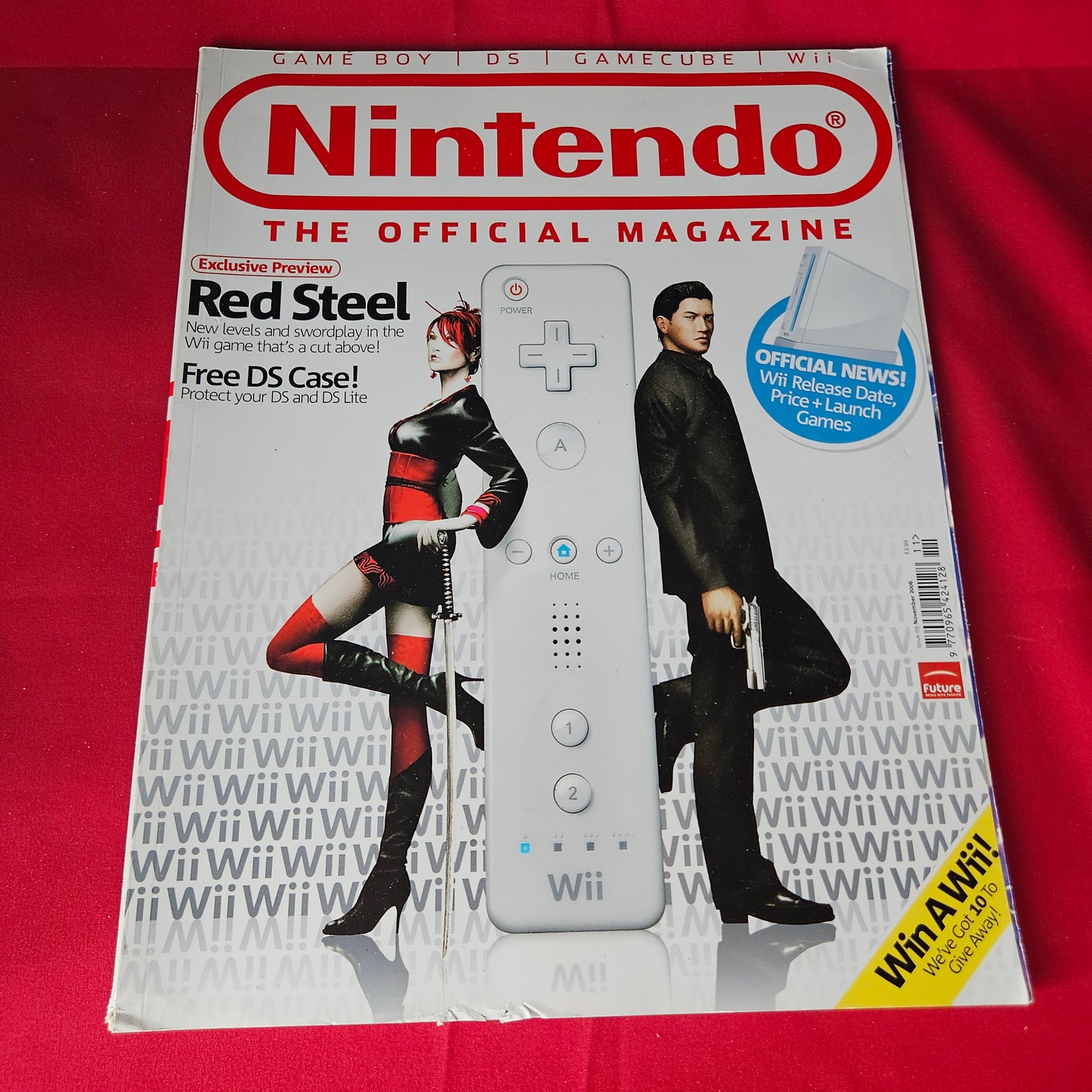 Nintendo Official Magazine November 2006 Red Steel Wii Mario Strikers SKU 1467