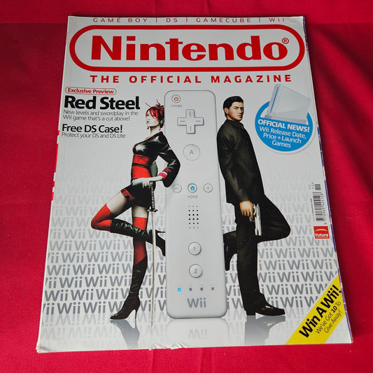Nintendo Official Magazine November 2006 Red Steel Wii Mario Strikers SKU 1467