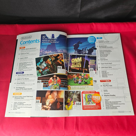 Official Nintendo Magazine May 2009 Rabbids Go Home Mario Sonic Layton SKU 1467