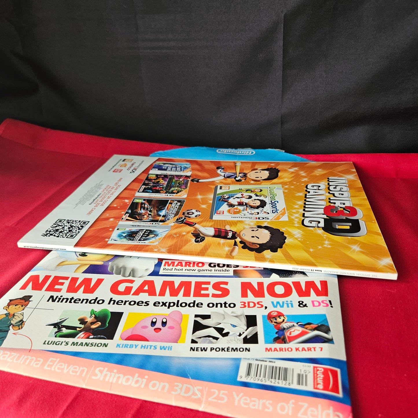 Official Nintendo Magazine October 2011 Inazuma Eleven Zelda Mario Kart 7 SKU 1467