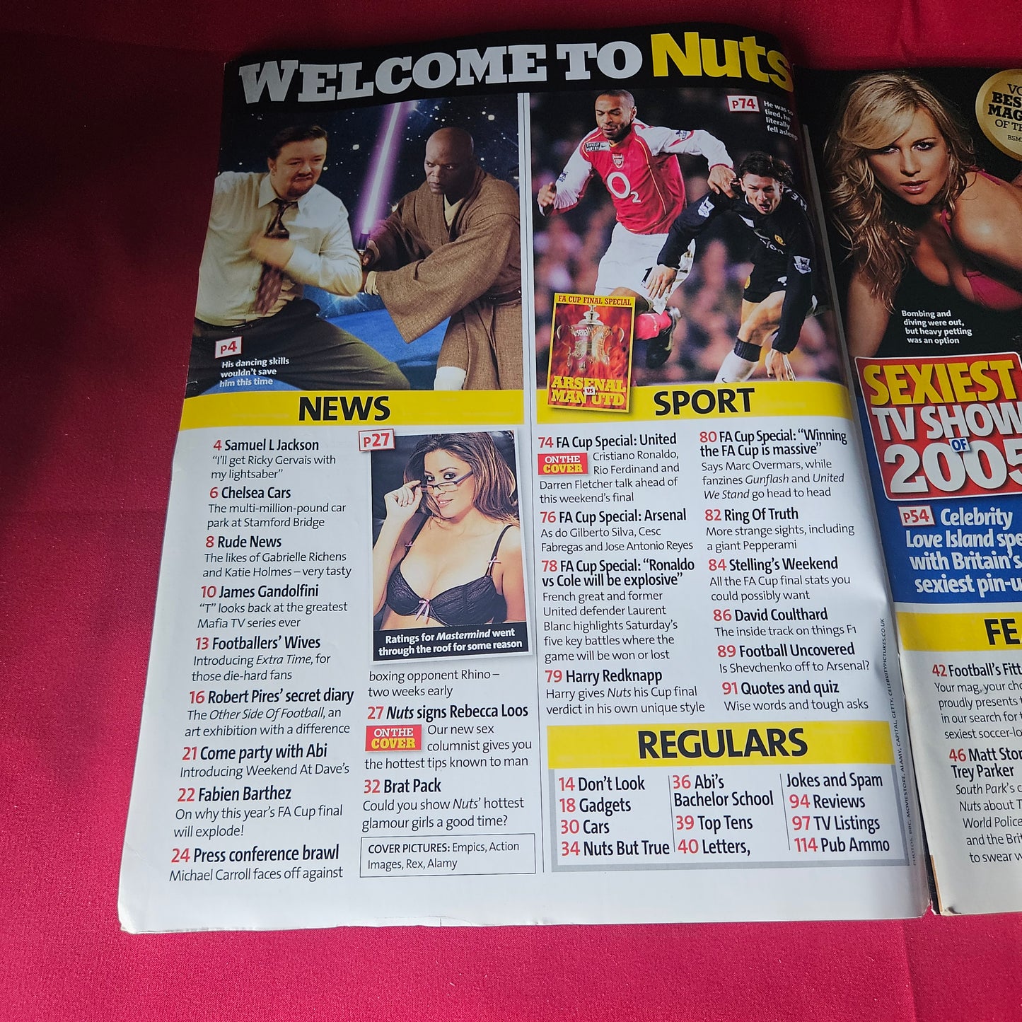 Nuts Magazine 20-26 May 2005 Abi Titmuss Rebecca Loos Kelly Brook SKU 1468