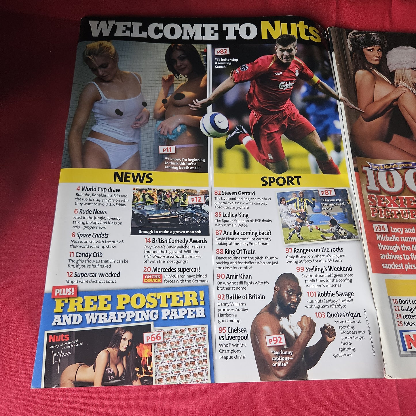 Nuts Magazine 9-15 December 2005 Lucy Pinder Michelle Marsh Keeley Hazell SKU 1468