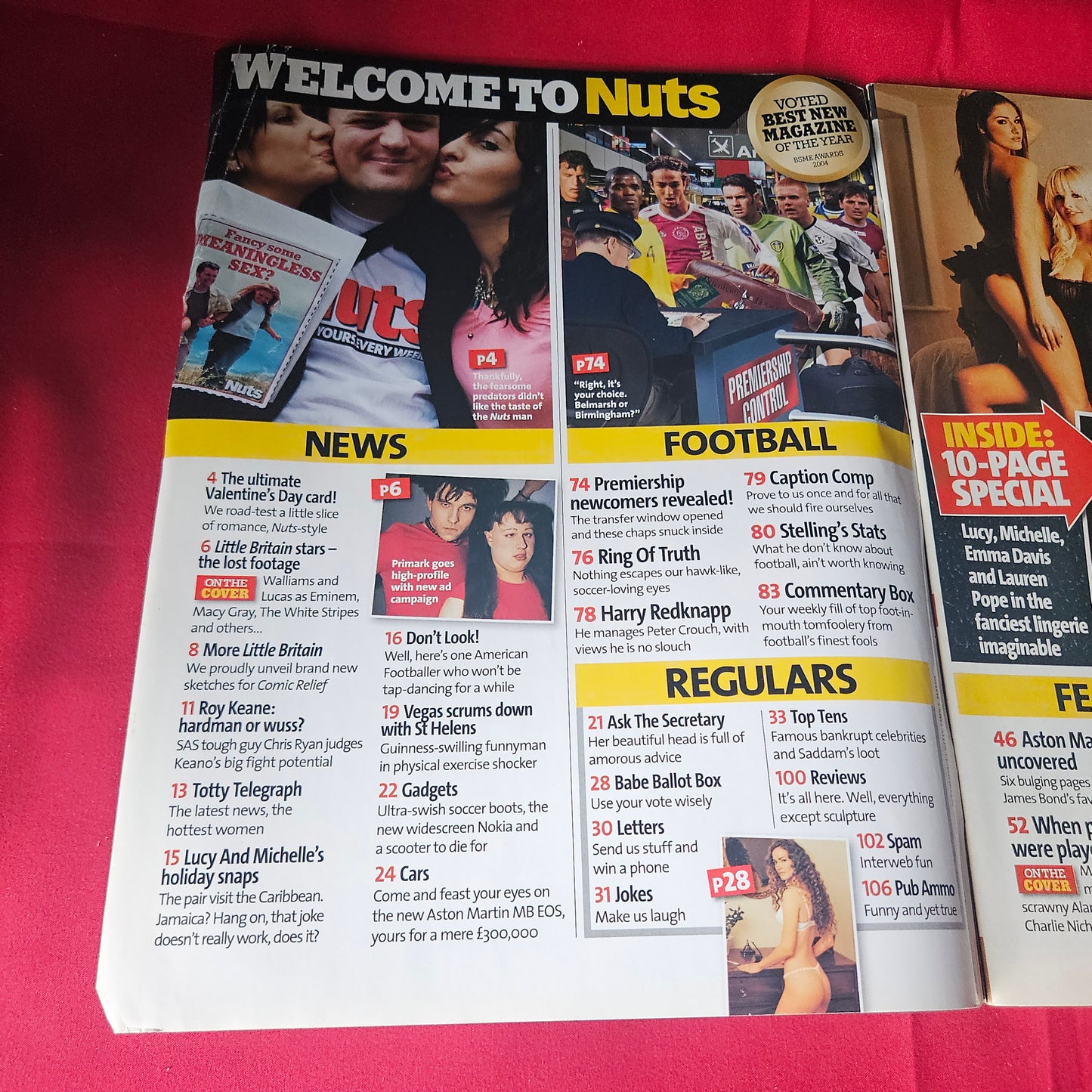 Nuts Magazine 11-17 February 2005 Lucy Pinder Michelle Marsh Emma Davis Lauren Pope SKU 1468