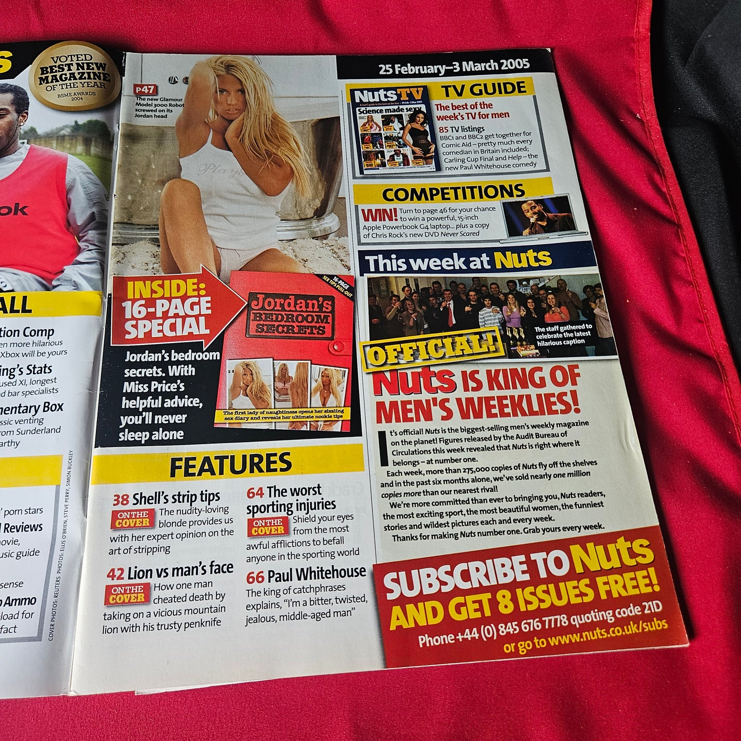 Nuts Magazine 25 February-3 March 2005 Jordan Katie Price Lucy Pinder Shell SKU 1468