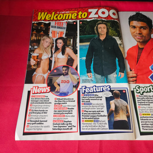 ZOO Magazine 11-17 September 2009 Sammy Braddy Chanelle Hayes Erica Cheryl SKU 1471