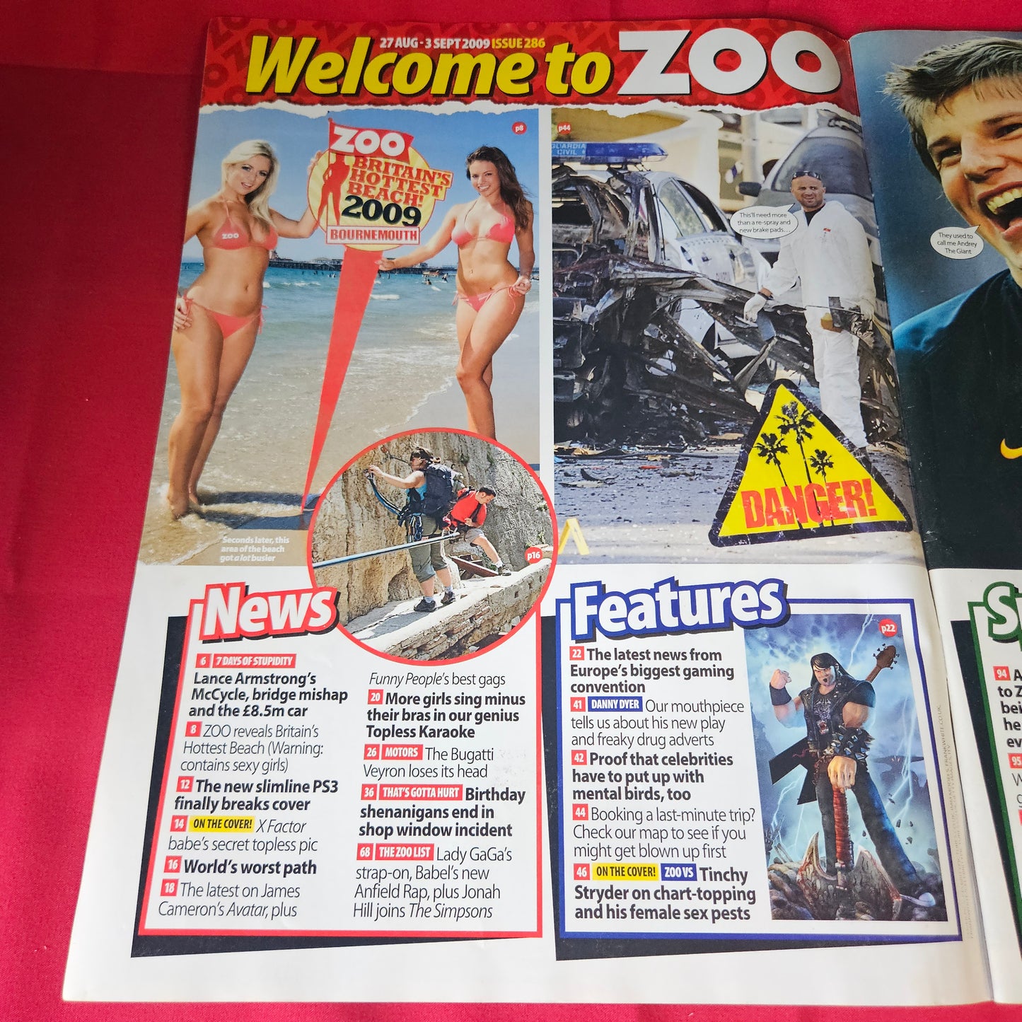 ZOO Magazine 28 August-3 September 2009 Sam Cooke Amy Green Gemma Merna SKU 1471