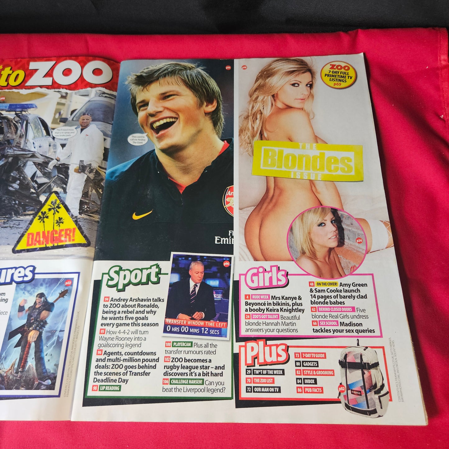 ZOO Magazine 28 August-3 September 2009 Sam Cooke Amy Green Gemma Merna SKU 1471