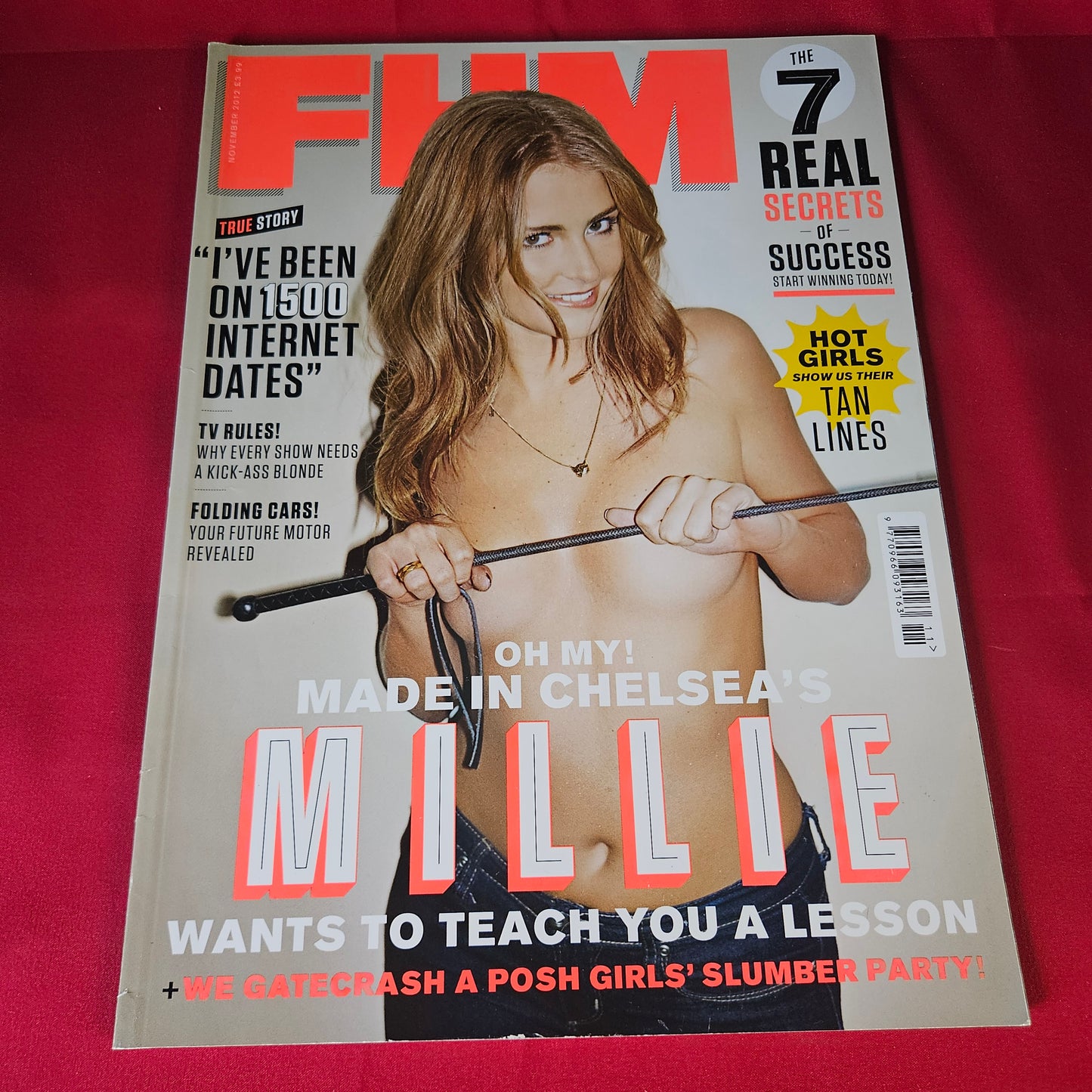 FHM Magazine November 2012 Millie Mackintosh Naomi Models SKU 1472
