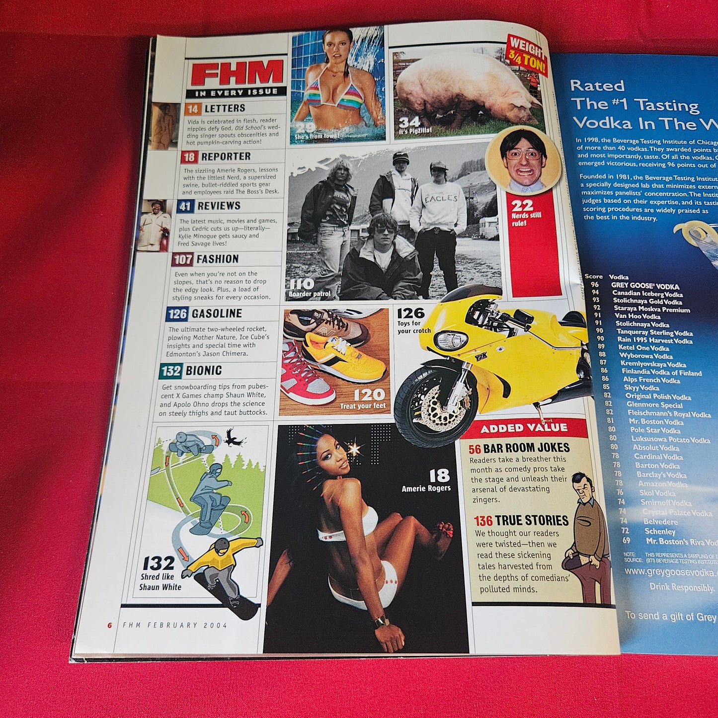 FHM Magazine February 2004 Jenna Jameson Jennie Berntson Jamie Little SKU 1472