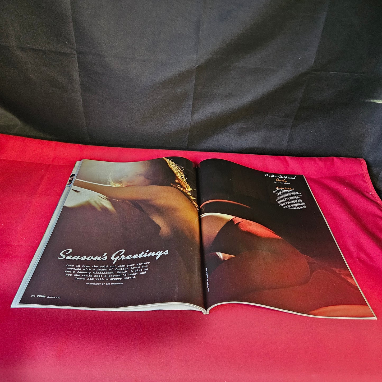 FHM Magazine January 2012 Olivia Munn LMFAO Reggie Yates Emily SKU 1474