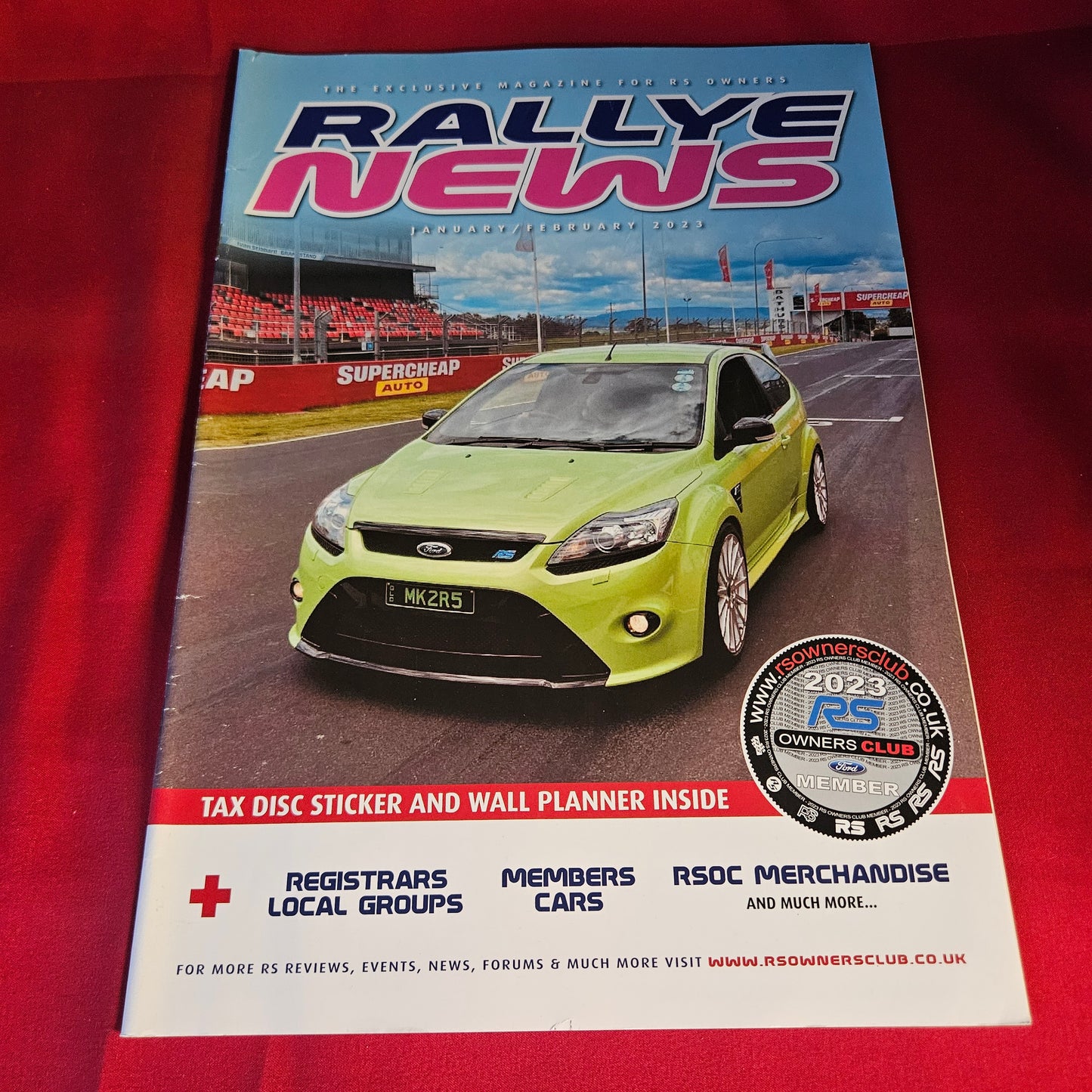 Rallye News Magazine January/February 2023 Ford Focus RS MK2 RS Owners Club SKU 1477