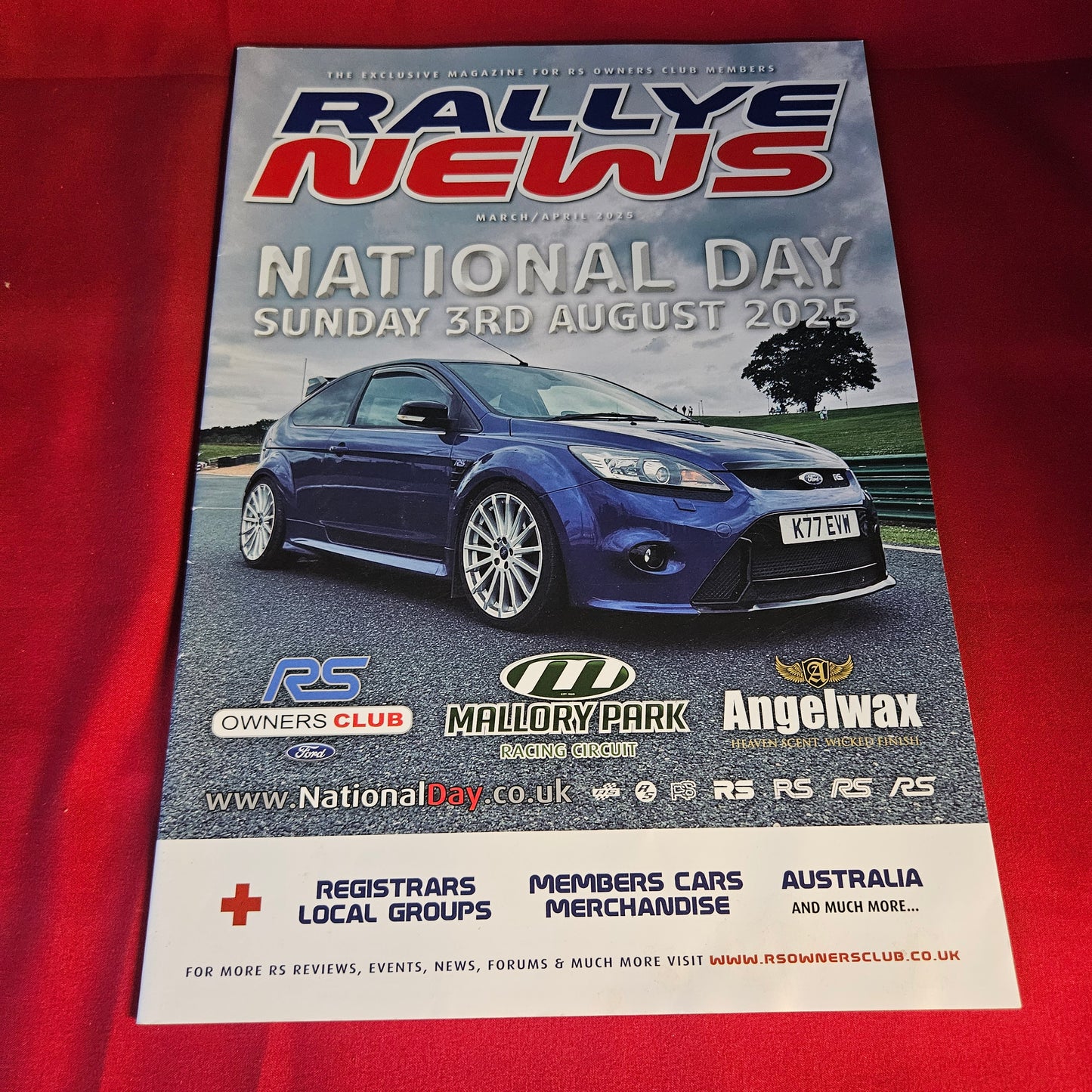 Rallye News Magazine March/April 2025 Ford Focus RS Mk2 RS Owners Club SKU 1477