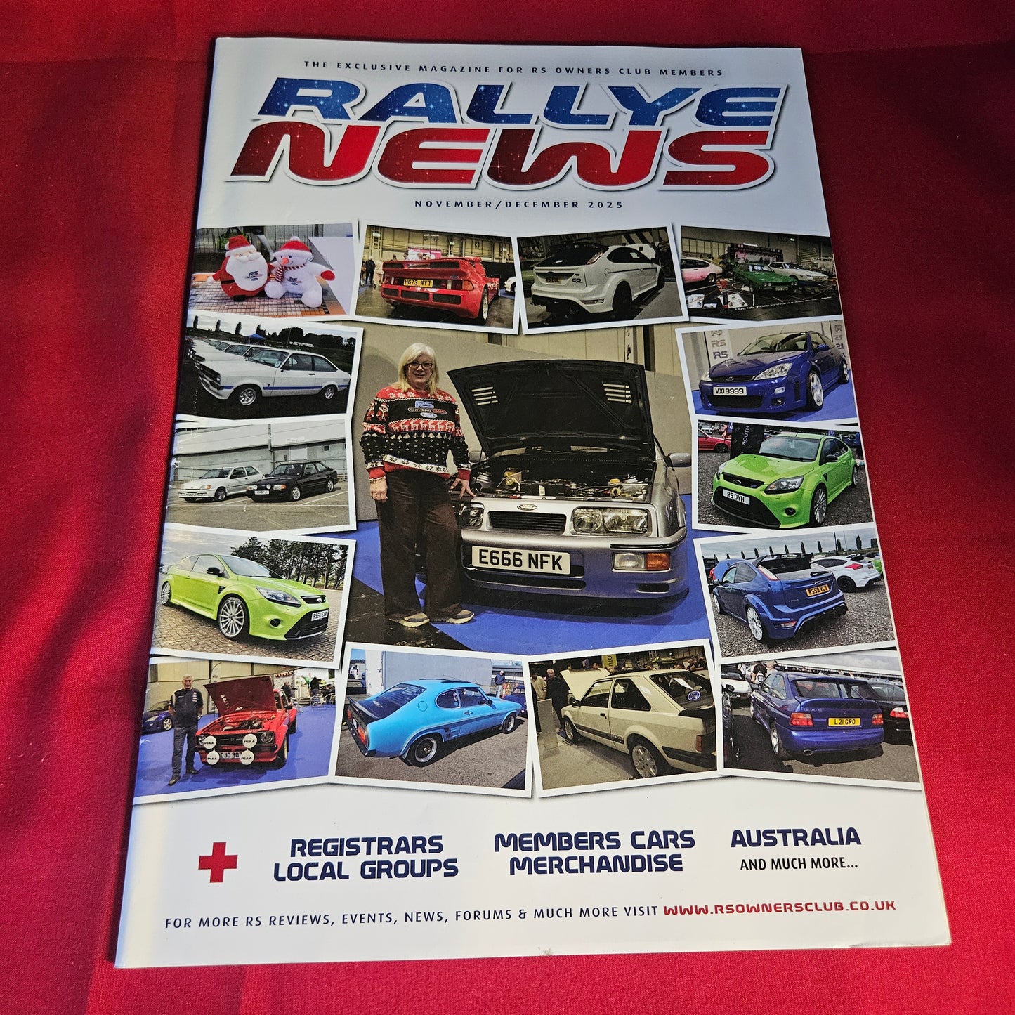 Rallye News Magazine November/December 2025 Ford RS Owners Club RS Cosworth Focus SKU 1477