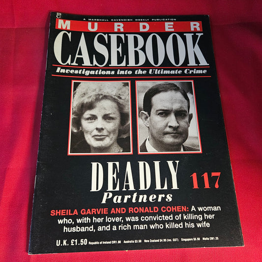 Murder Casebook Magazine Issue 117 Deadly Partners Sheila Garvie Ronald Cohen 1992 SKU 1478