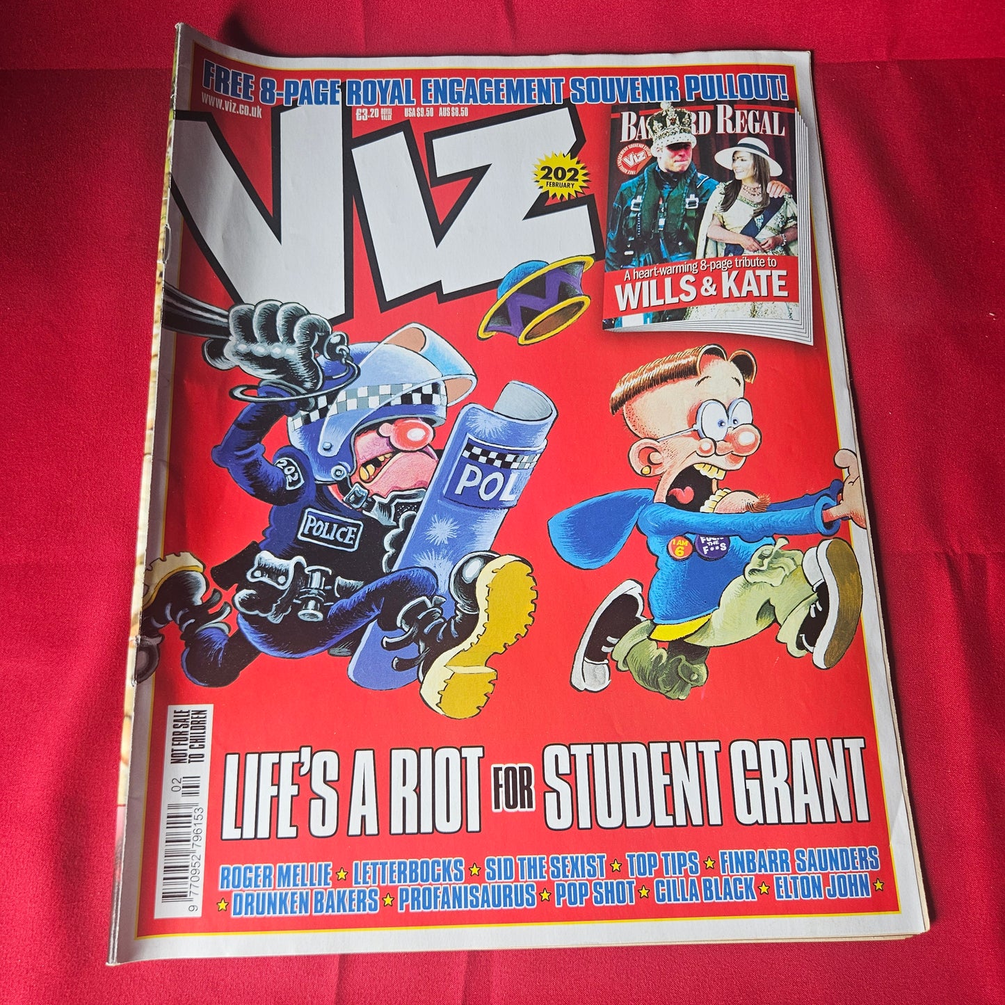 Viz Magazine February 2011 Issue 202 Wills Kate Royal Engagement SKU 1479